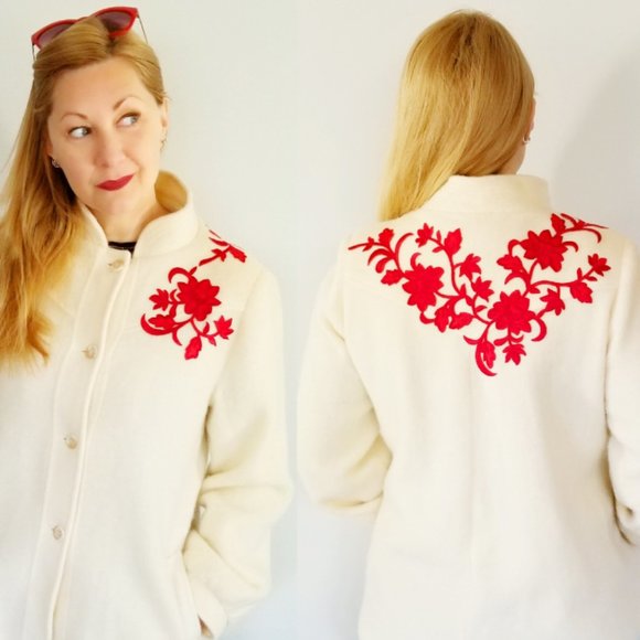 Refashioned Vintage Wool Jacket (L) - Picture 10 of 10